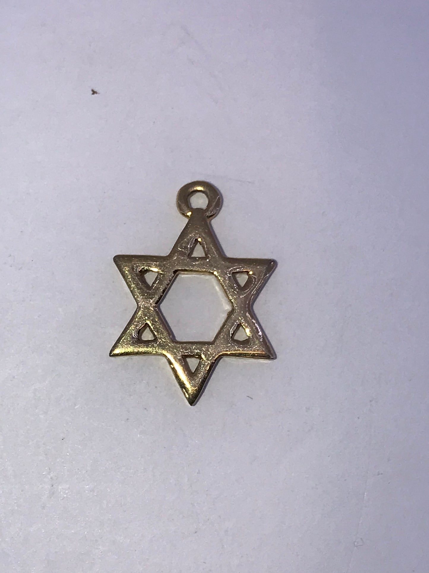 Gold Tone Star of David