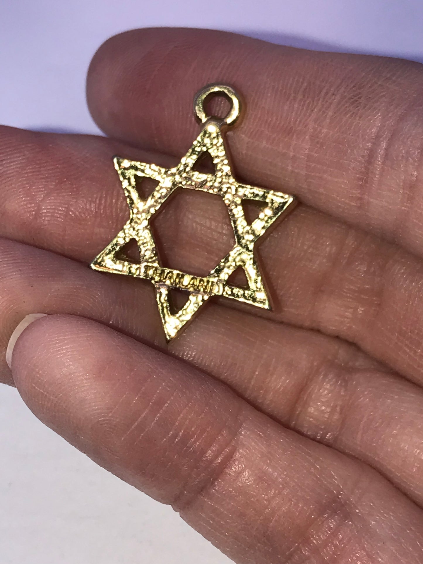 Gold Tone Star of David