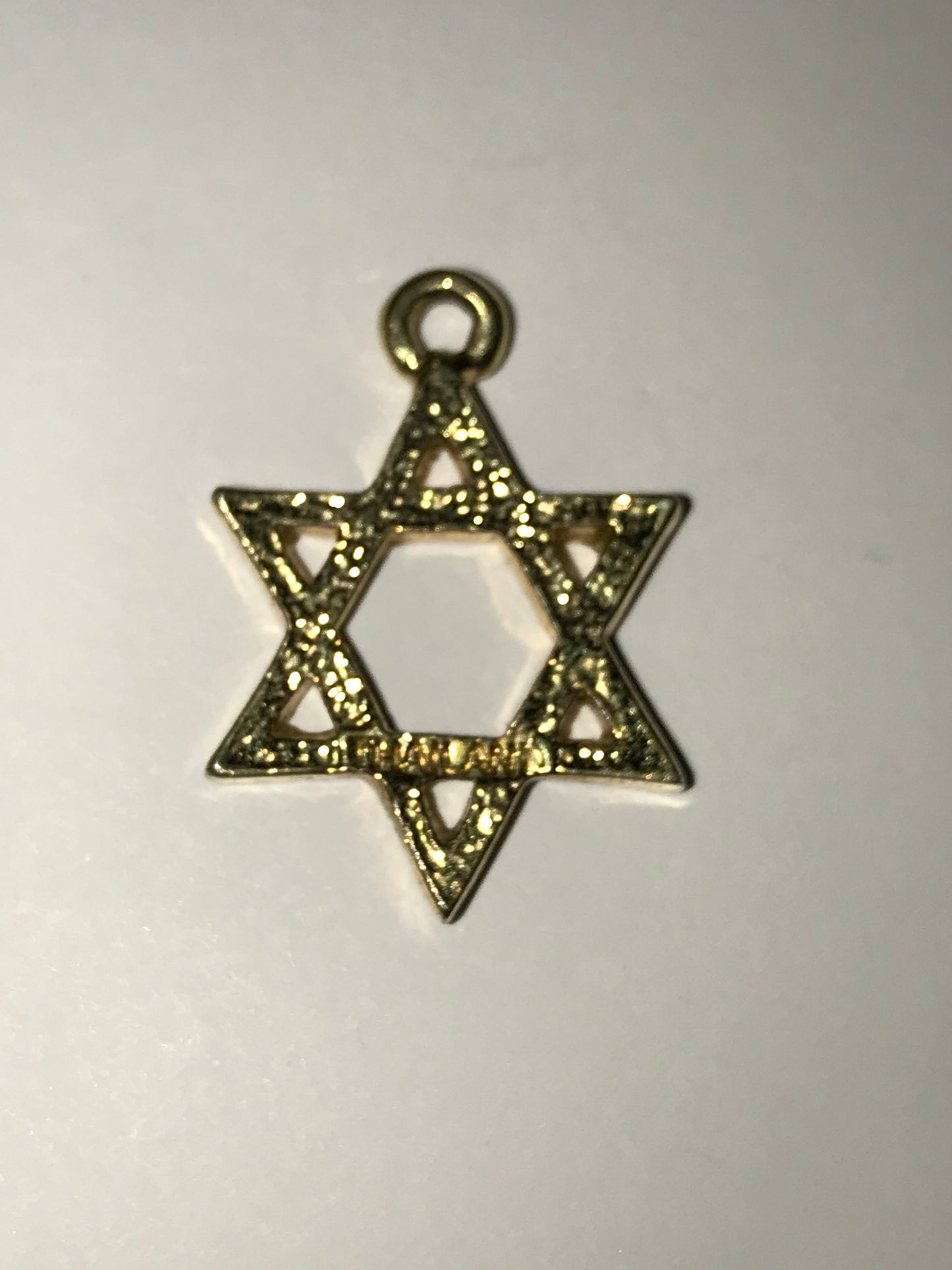 Gold Tone Star of David
