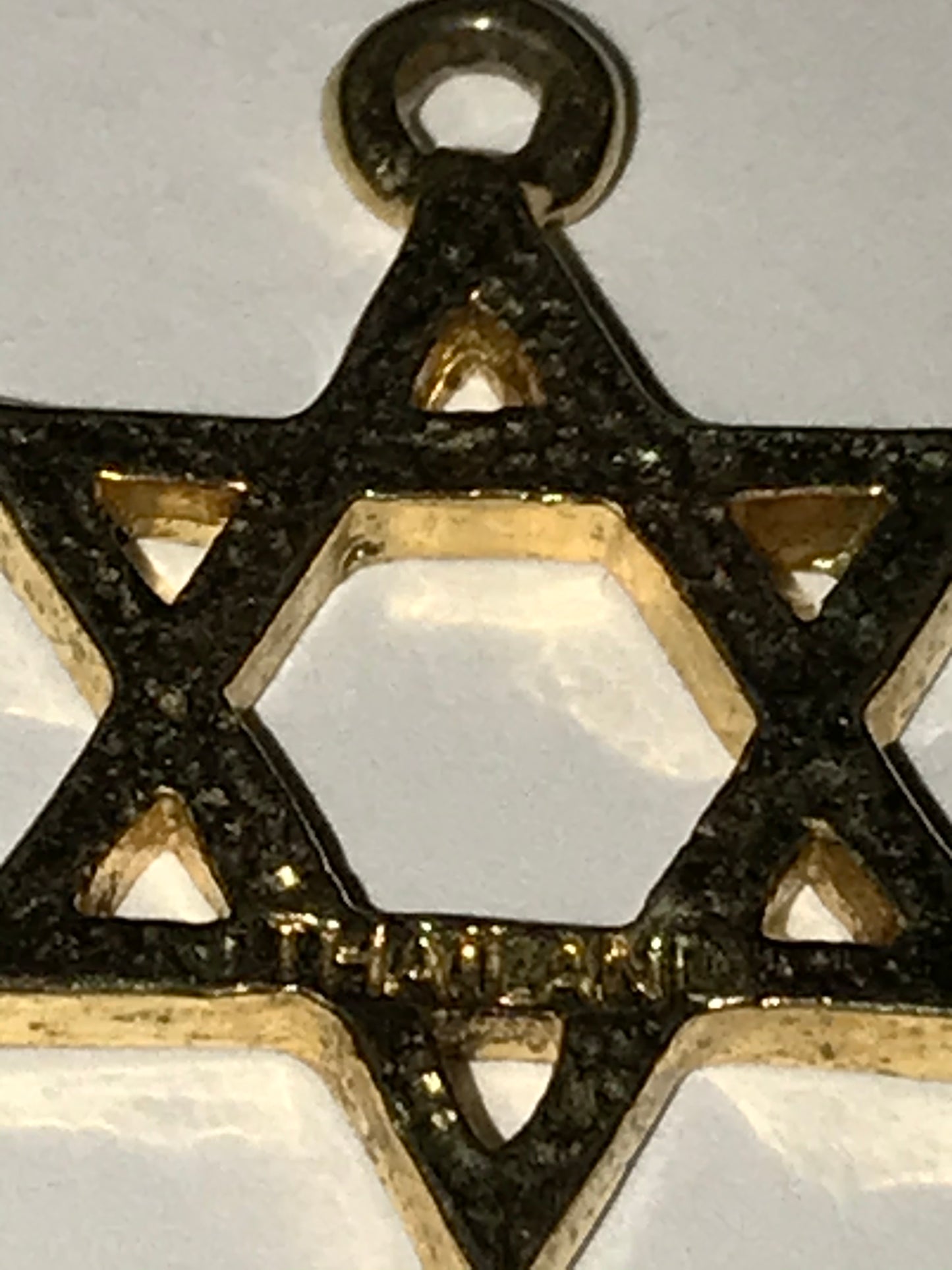 Gold Tone Star of David
