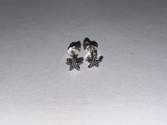 Sterling Silver Starfish Post Earrings