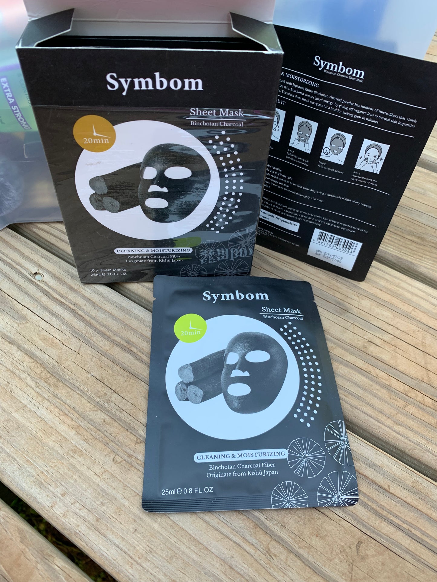Symbom Charcoal Facial Mask Sheet