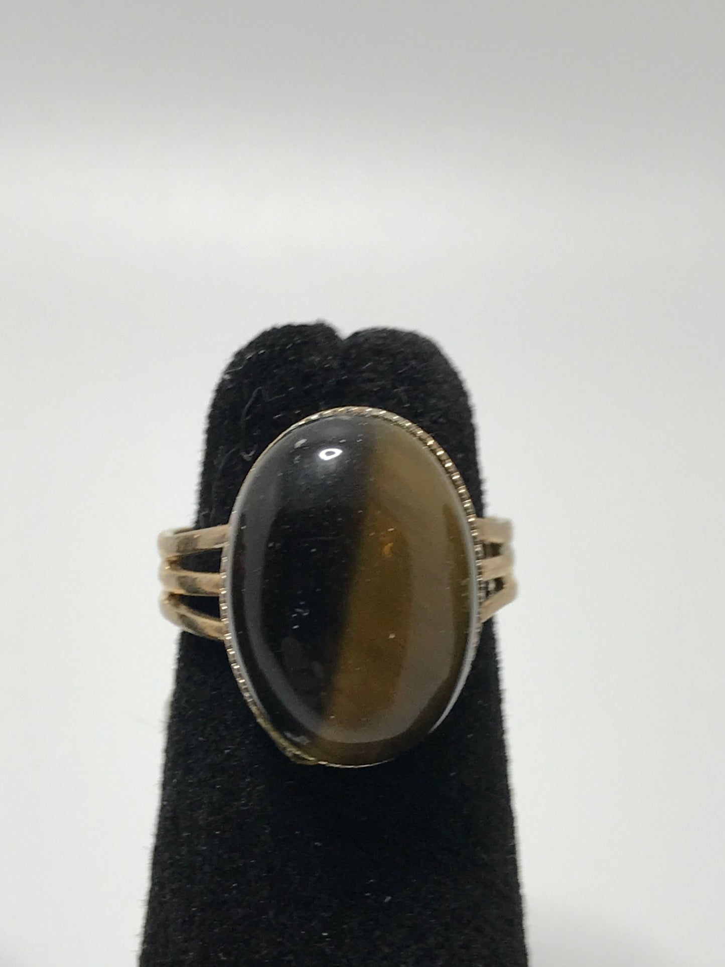 Tigereye Sizeable Silver Ring
