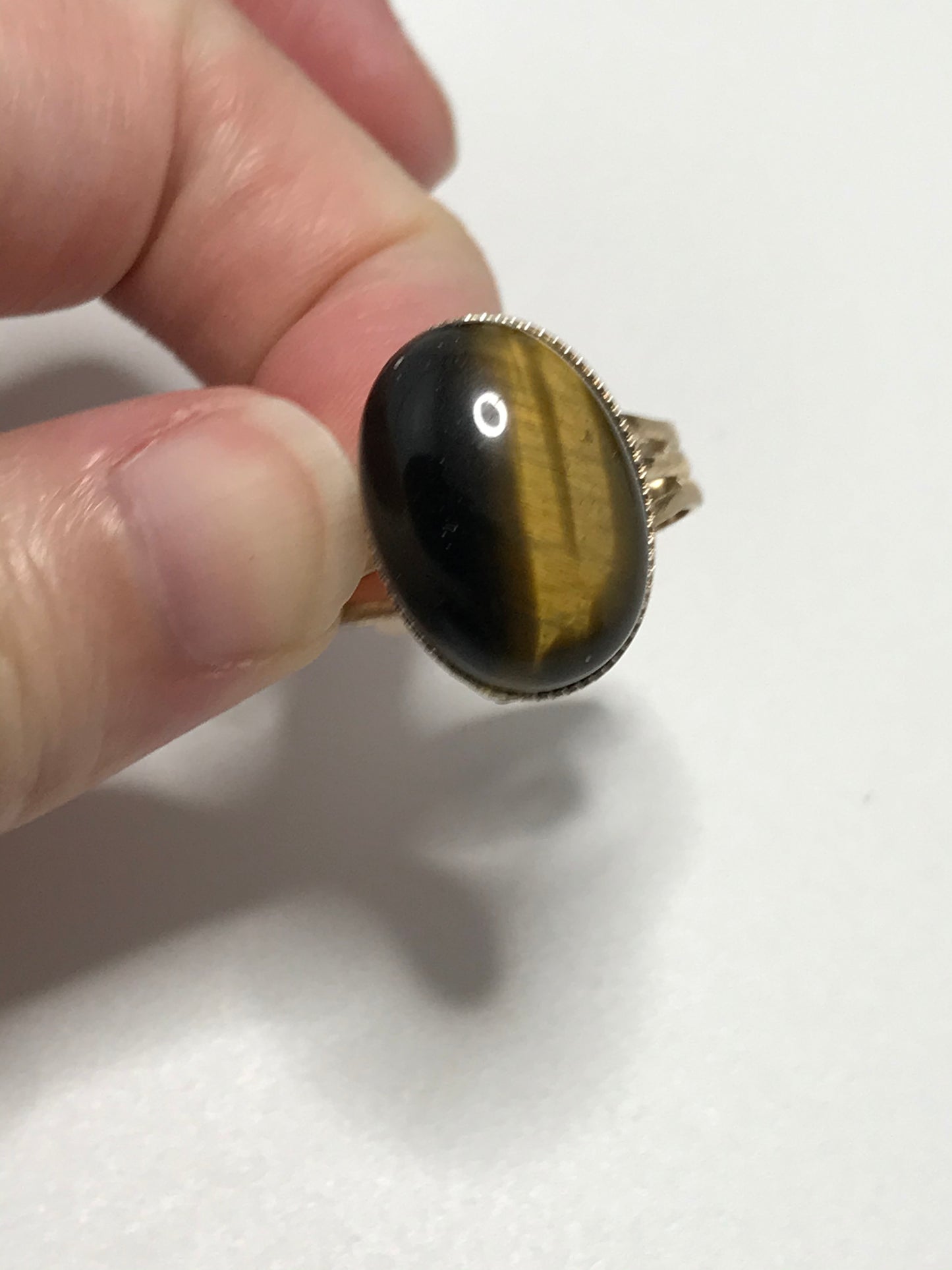 Tigereye Sizeable Silver Ring