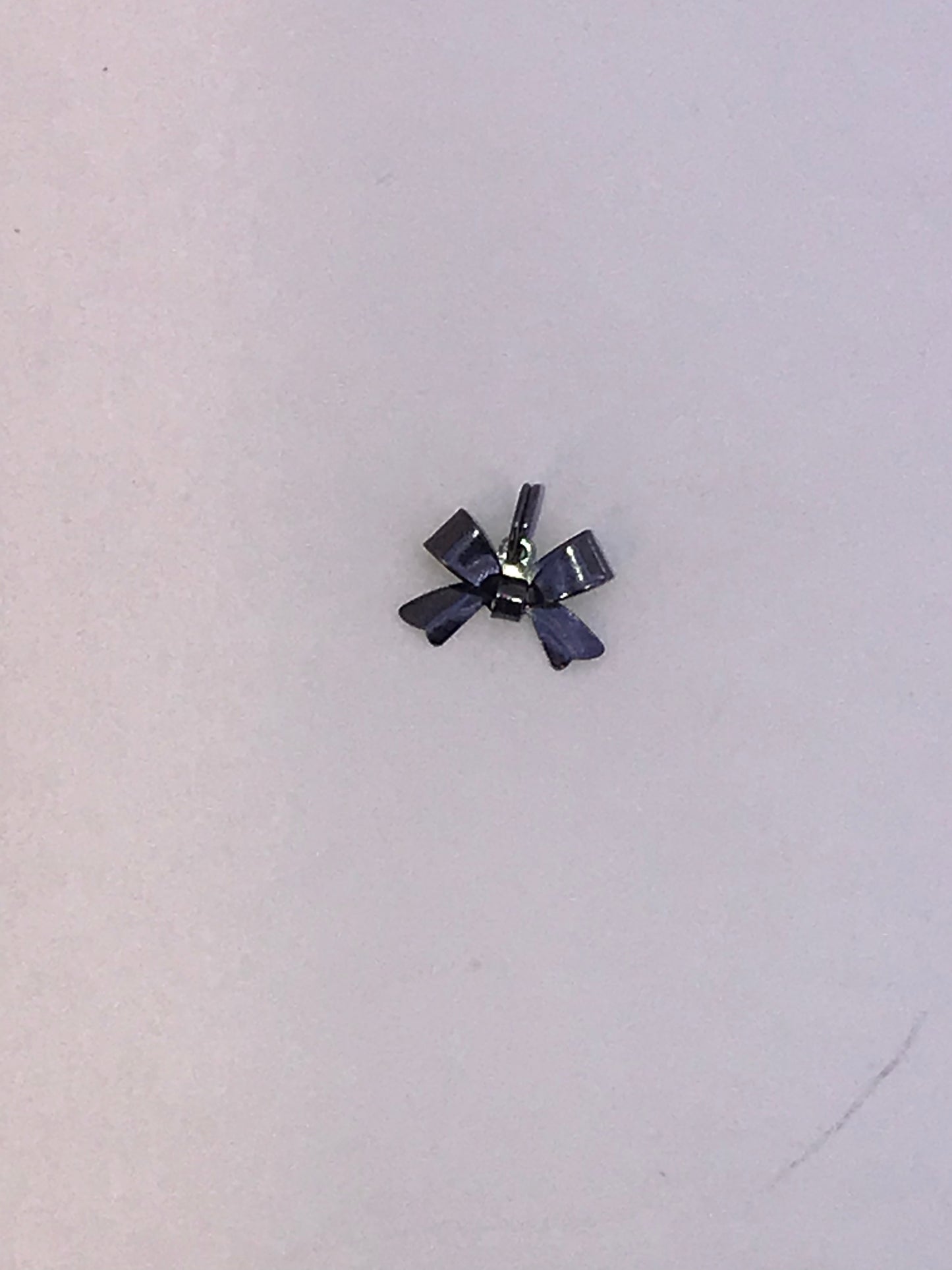 Tiny Black Bowtie Charms