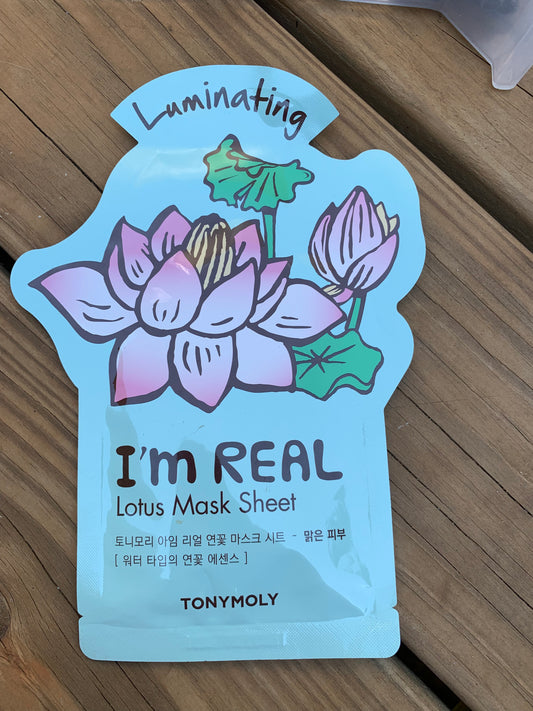 TONYMOLY I'm Lotus Sheet Mask - (Luminating)