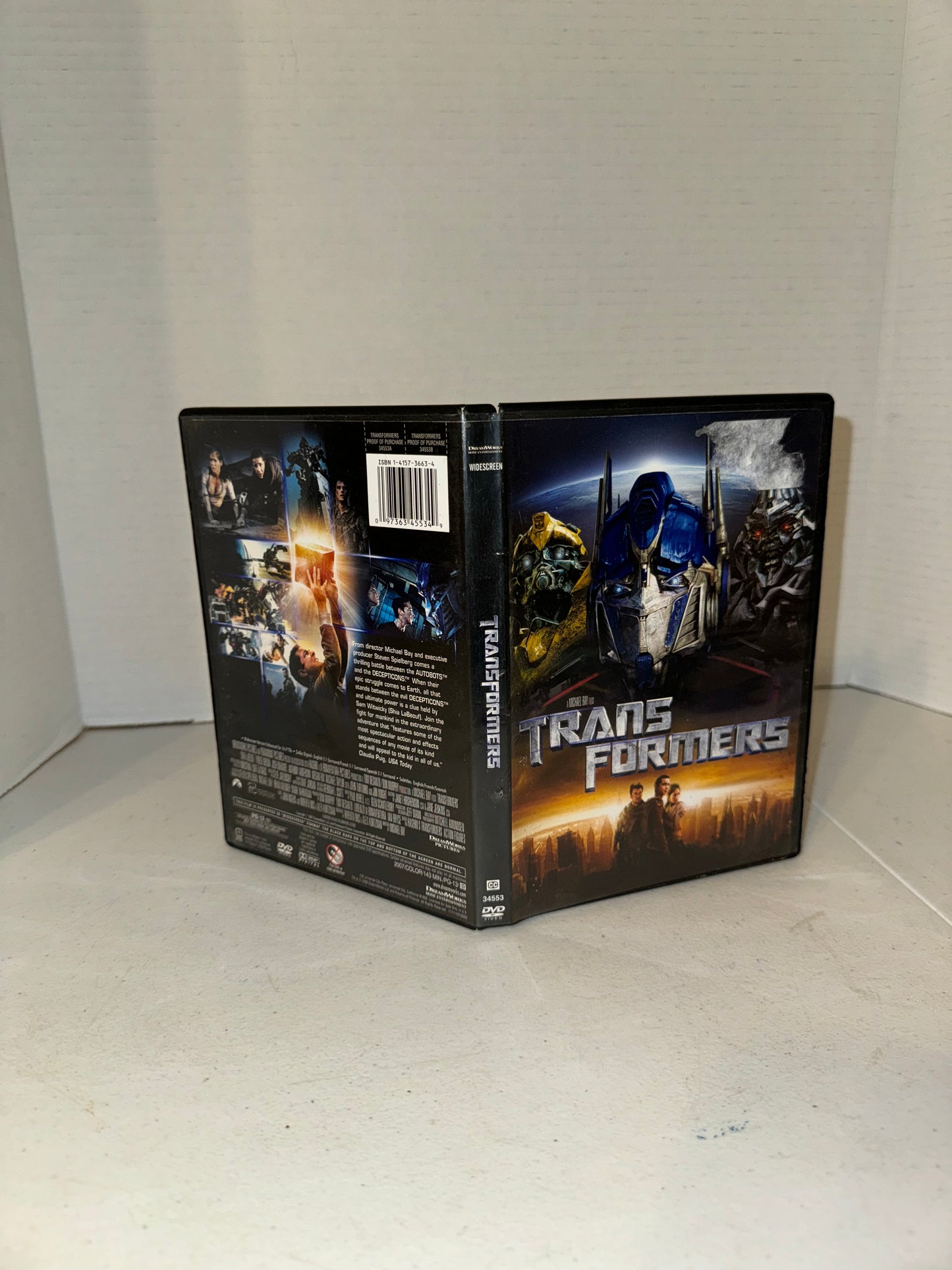 Transformers DVD Movie