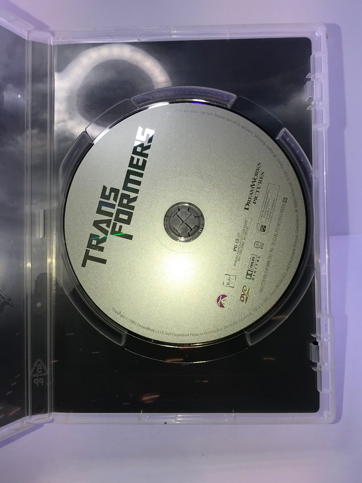 Transformers DVD Movie