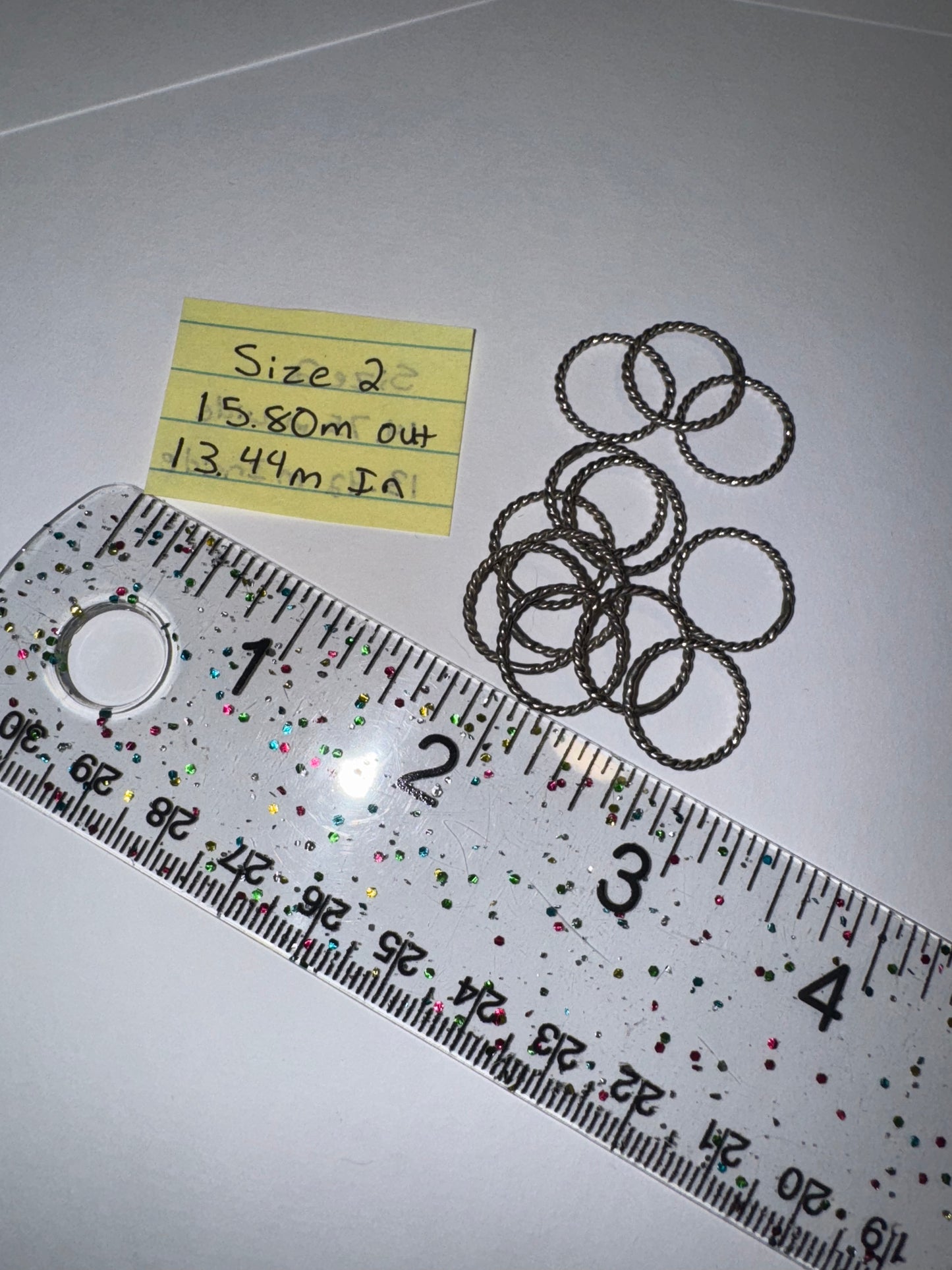 Sterling Silver Twisty Ring, Size 2