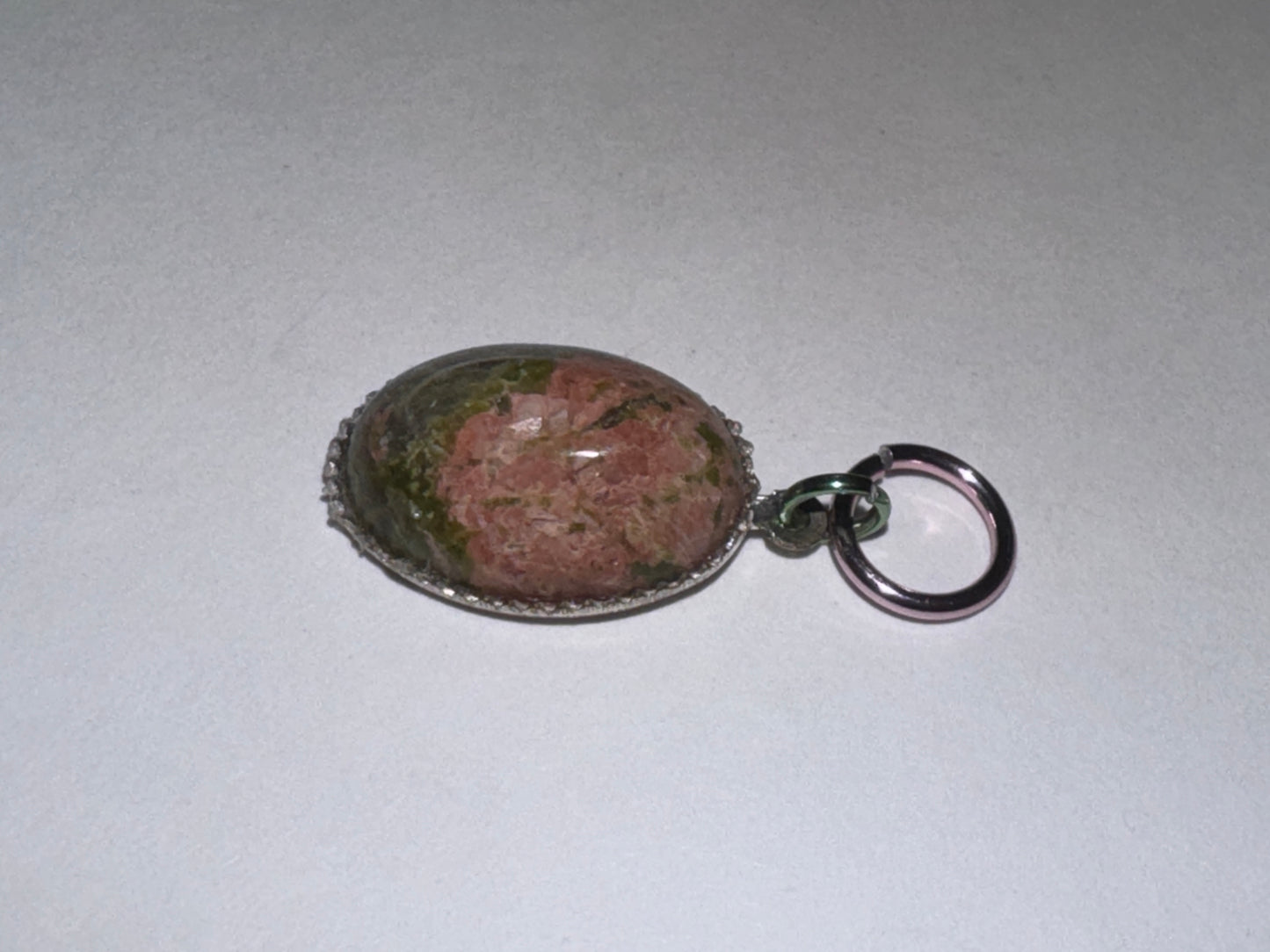 Unakite Oval Pendant