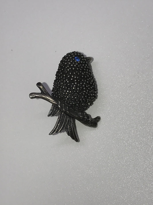 Vintage Anne Klein Bird with a Blue Eye Pin
