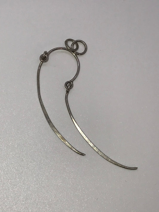Sterling Silver Wishbone Bridle Pendant