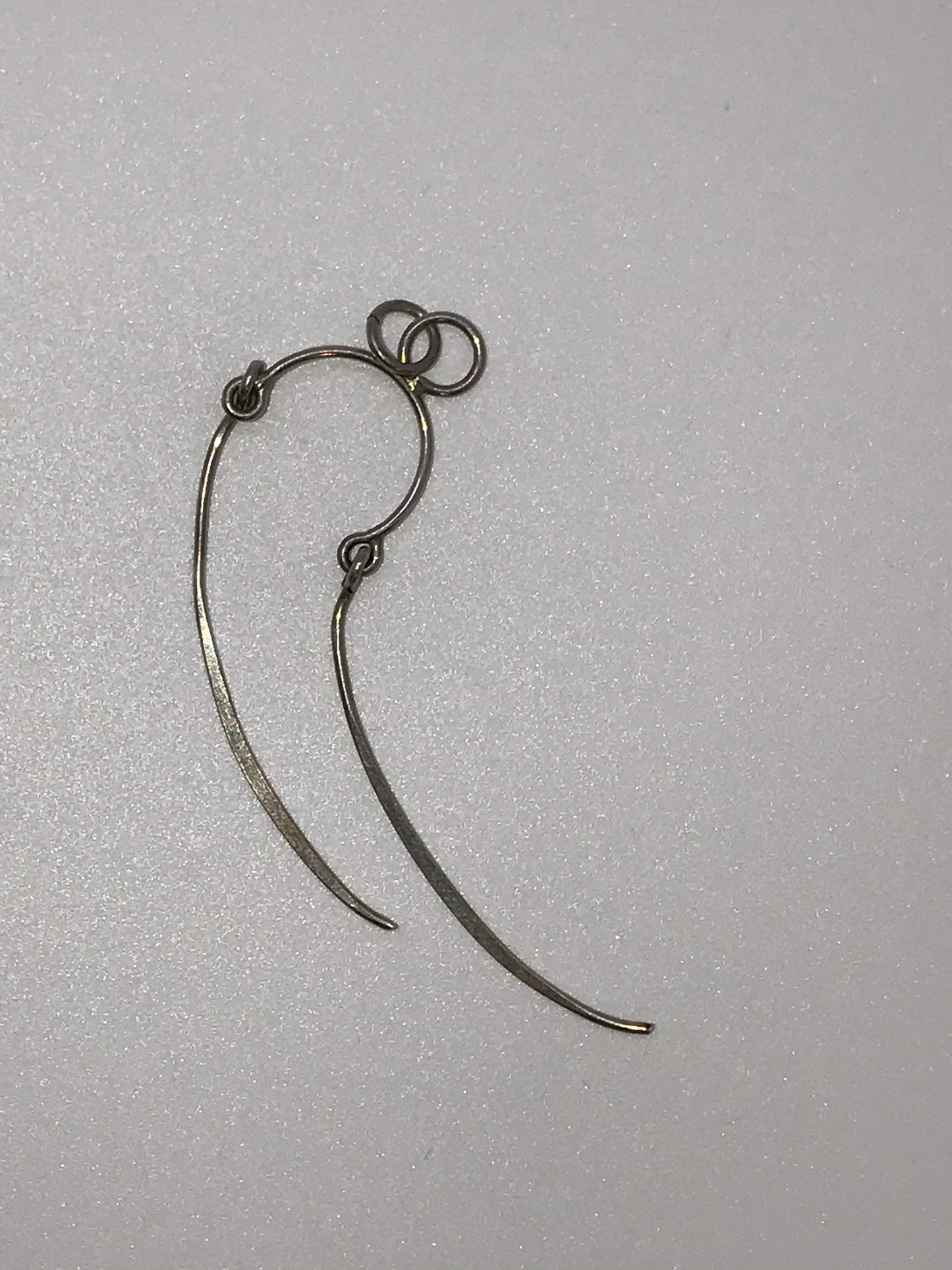 Sterling Silver Wishbone Bridle Pendant