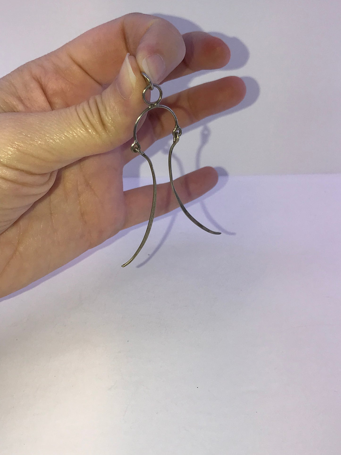 Sterling Silver Wishbone Bridle Pendant
