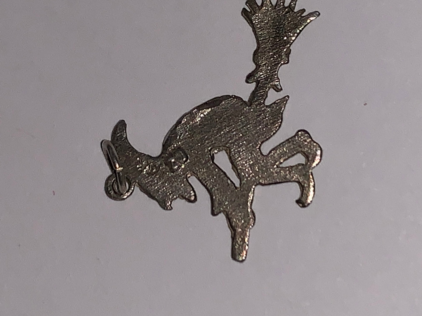 Sterling Silver Witch Pendant