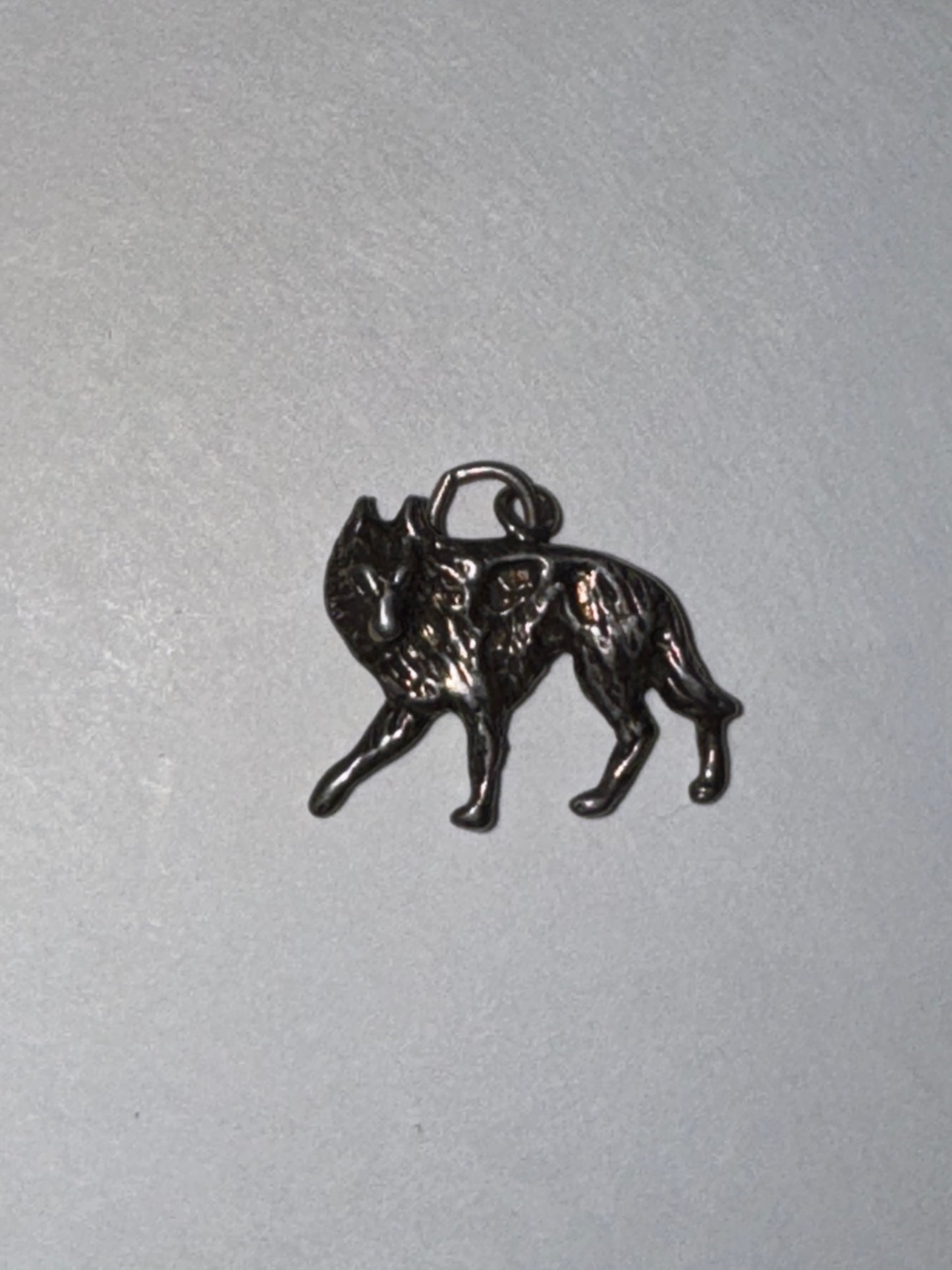 Sterling Silver Wolf Pendant