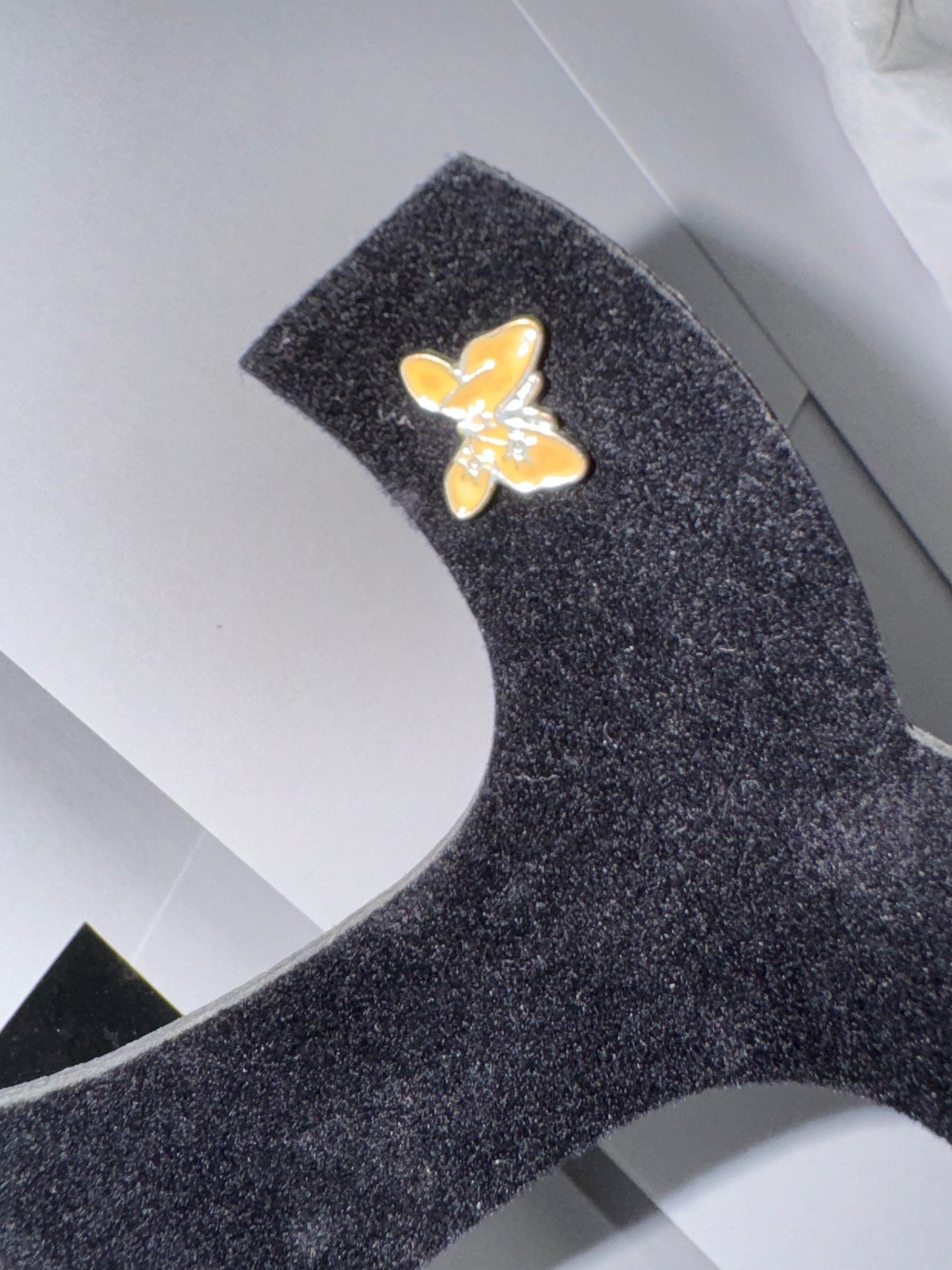 Yellow Butterfly Post Earrings