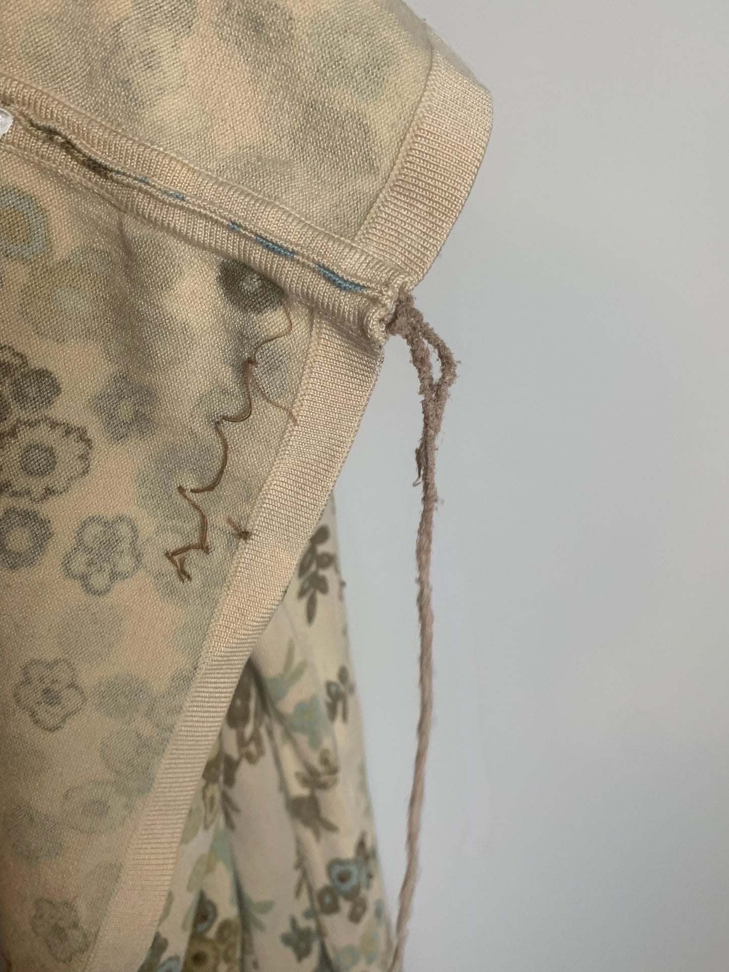 Yellow Floral Easel Shirt Set, Size Medium