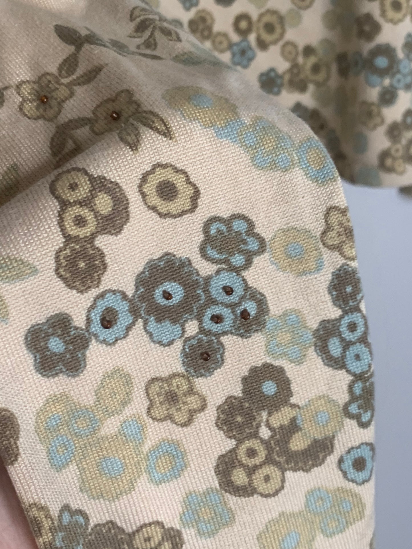 Yellow Floral Easel Shirt Set, Size Medium