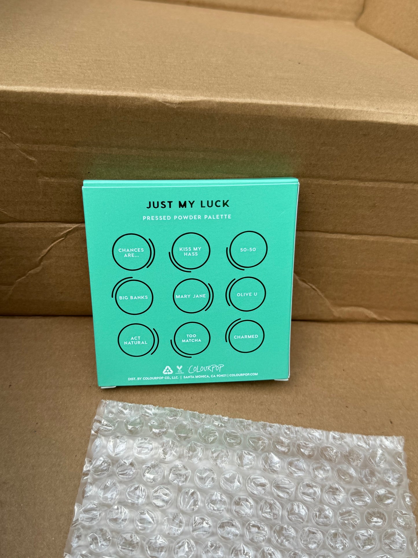 ColourPop Just My Luck Shadow Palette