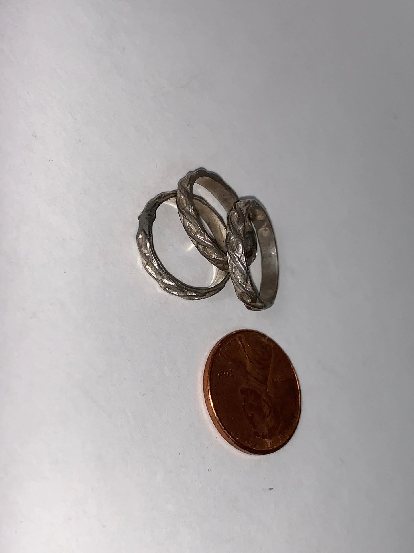3.1mm Sterling Silver Celtic Ring, Size 3 1/4