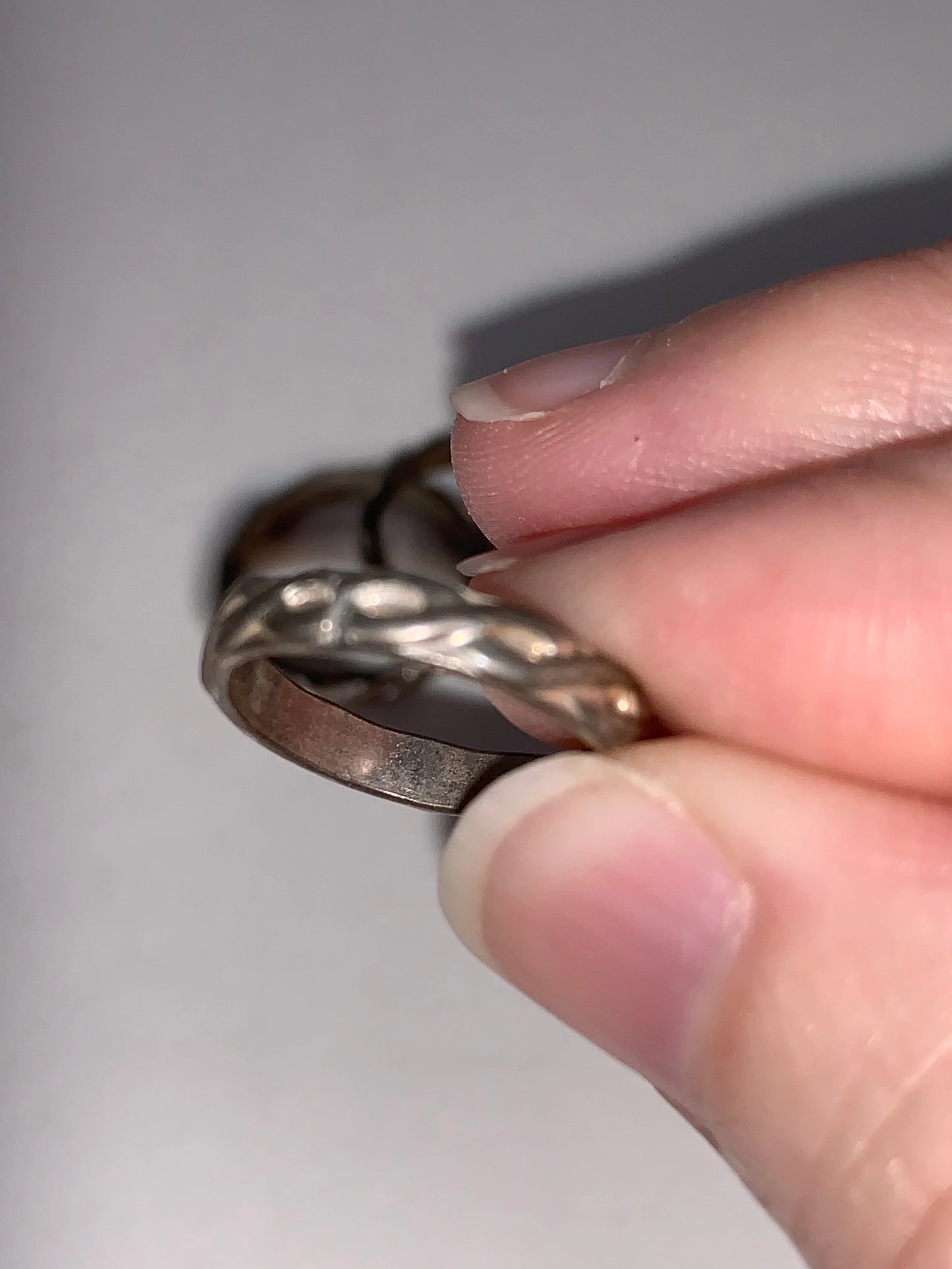 3.1mm Sterling Silver Celtic Ring, Size 3 1/4